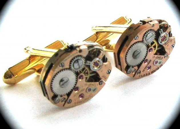 , , Nouveau Motley, Nouveau Motley Steampunk Cufflinks